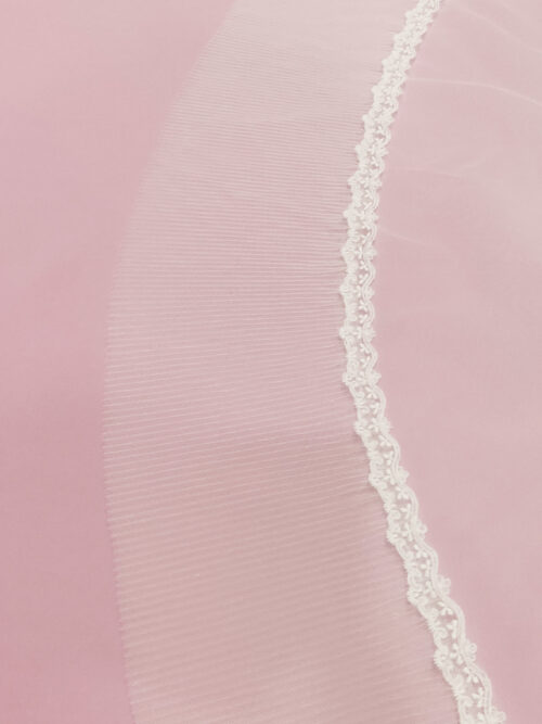 Velo volante plisado