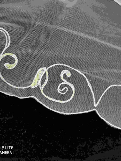 Velo ilusión marfil