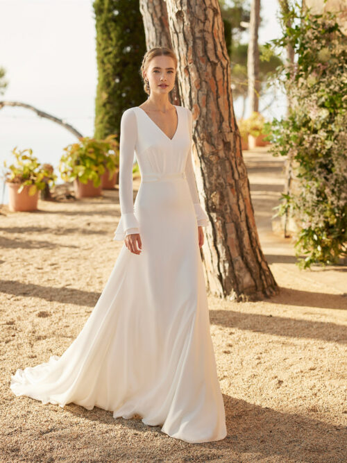 Vestido de novia sencillo RASIA