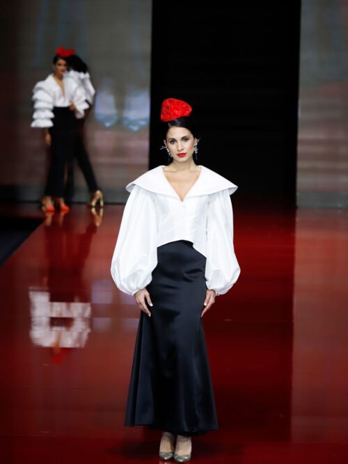 Camisa flamenca cuello smokin