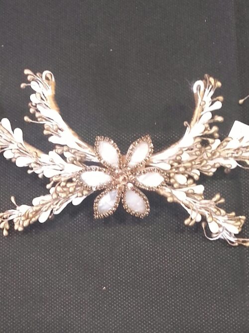 Tocado novia semilla aderezo