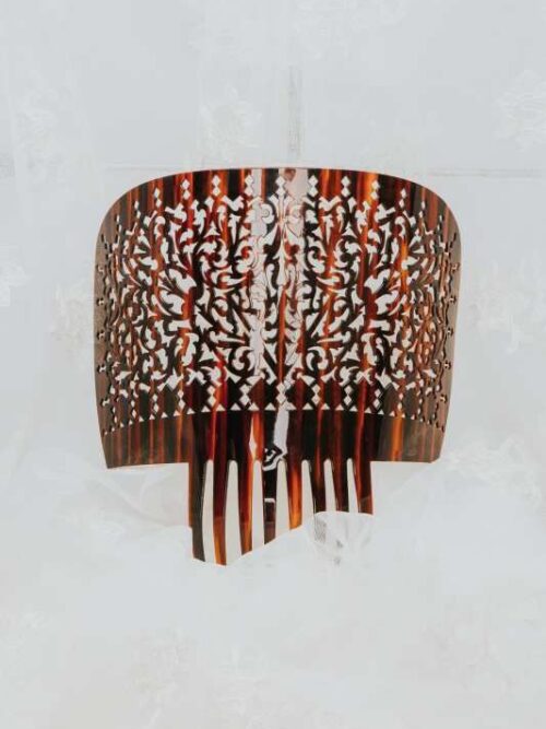 Peina mantilla baja filigrana